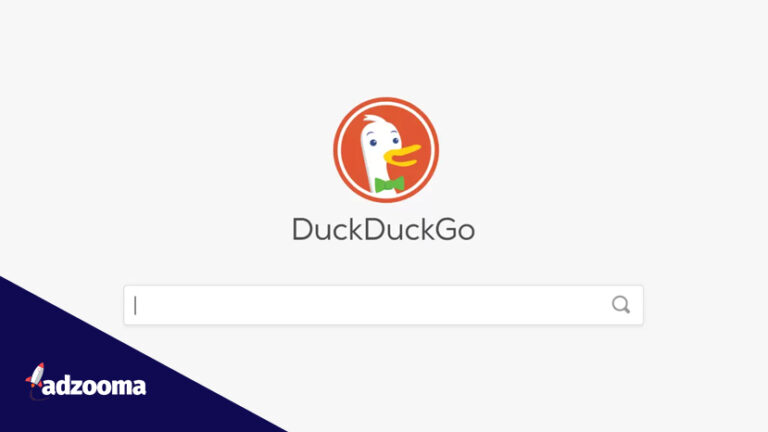 DuckDuckGo search screen