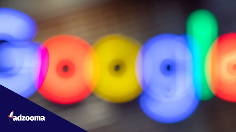 The Google logo out of focus