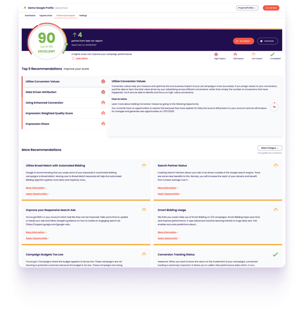 Free Google Ads Audit Tool | Adzooma Performance Audit